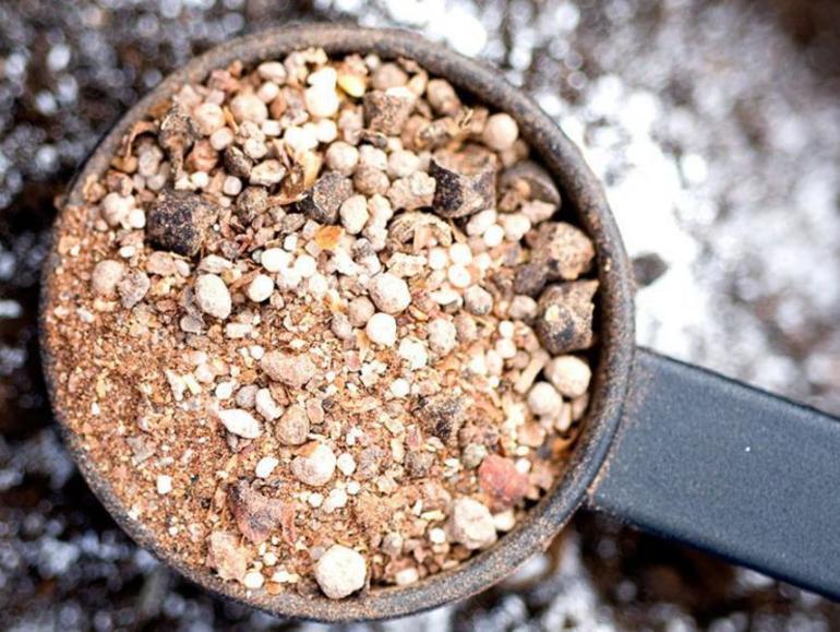 Meststoffen voor druiven