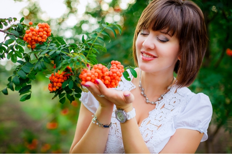 Мъниста от планинска пепел