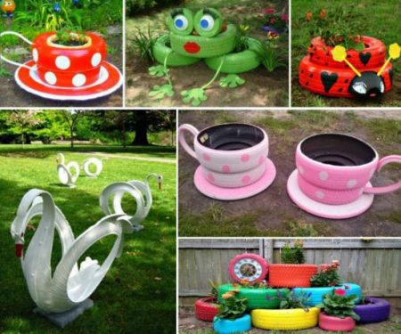 Design of a summer cottage 6 acres: a photo, do it yourself from improvised means