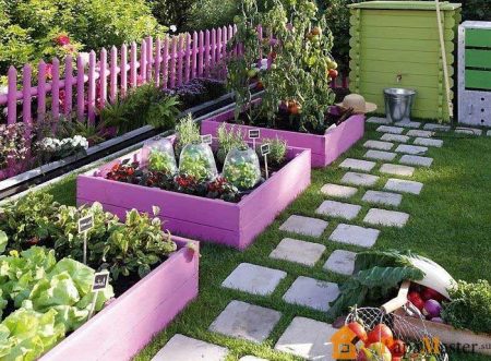 Design of a summer cottage 6 acres: a photo, do it yourself with beds