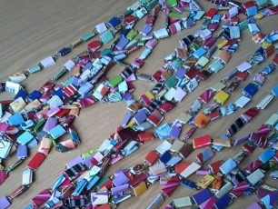 popierinės ir atvirukų užuolaidos