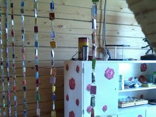 Užuolaidų iš sąvaržėlių ir atvirukų naudojimas