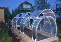 Направете си оранжерия от поликарбонатни и пластмасови тръби