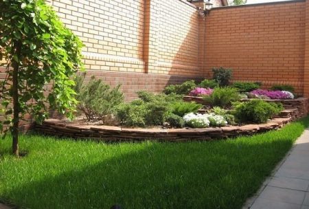 bloembed op meerdere niveaus