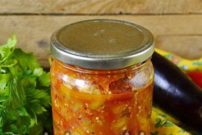 Eggplant caviar for the winter)
