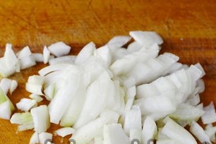 chopped onions