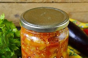 vegetable caviar for the winter