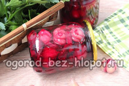 кисел чесън за зимата е готов