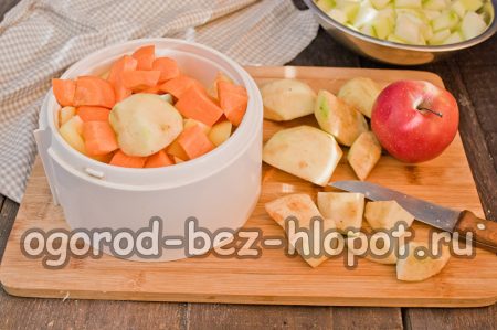 добавете ябълки