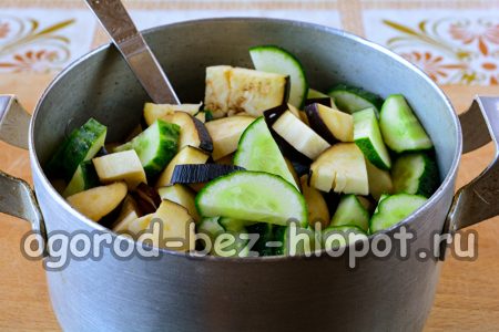 Sumaišykite daržoves