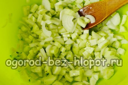 sumaišykite visas daržoves