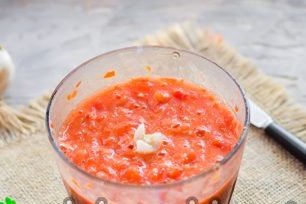 chopping ingredients