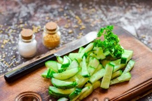 нарязани краставици