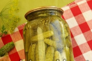 traškūs agurkai žiemai