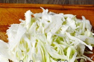 chop the cabbage