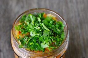 добавете зелените