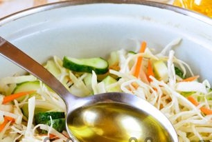 добавете олио