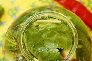 изсипете саламура