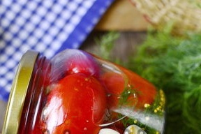 Tomatoes are a simple ambassador for the winter in banks like barrel