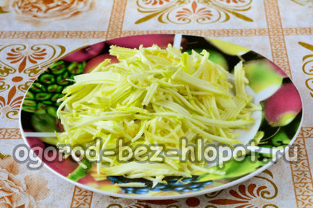 grated zucchini