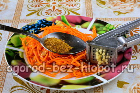 season vegetables with seasoning