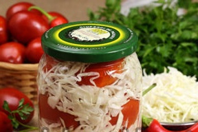 pomidorai su kopūstais