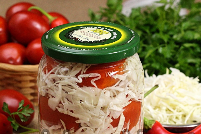 pomidorai su kopūstais