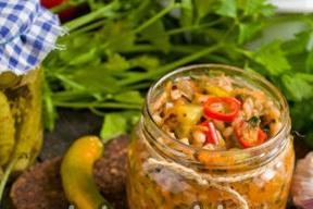 туршия с перлен ечемик и краставици