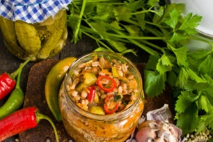 туршия с ечемик за зимата