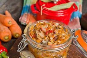 зеле с гъби