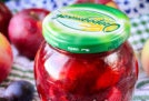plum jam with apples