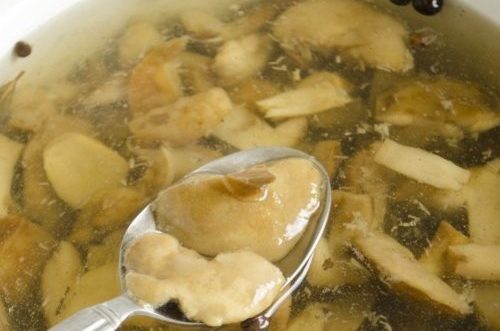 Ingelegde Poolse Paddestoel