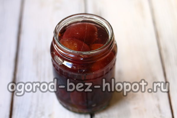 изсипете марината