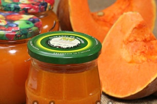 тиквен и портокалов сок е готов