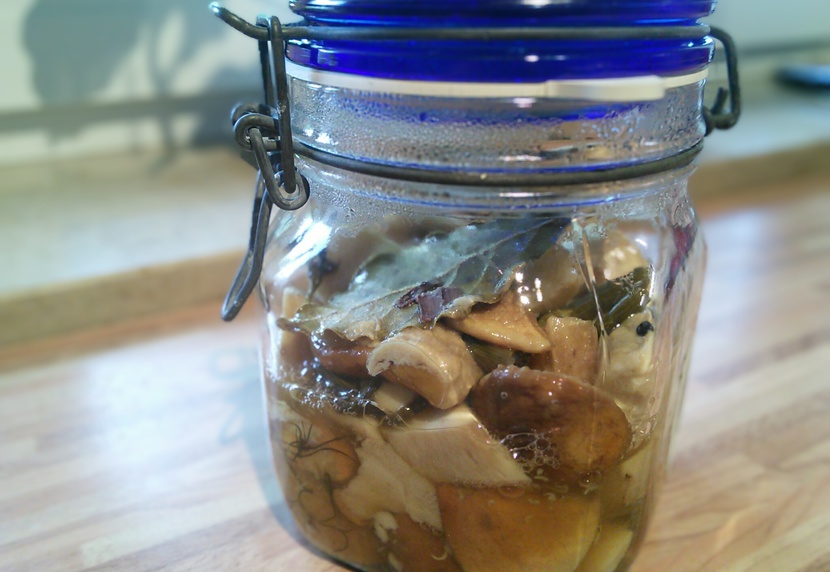 Ingemaakte Champignons