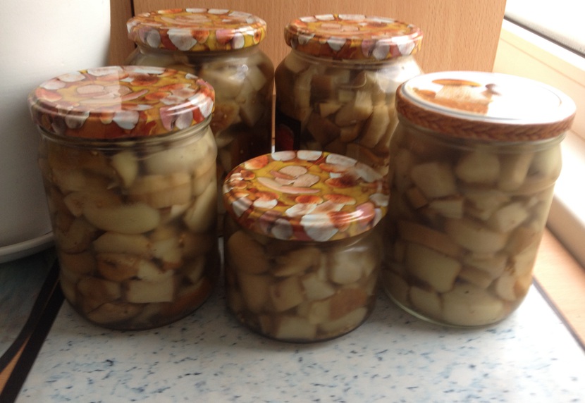 Ingemaakte Champignons