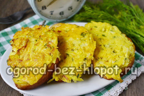 горещи картофени сандвичи готови