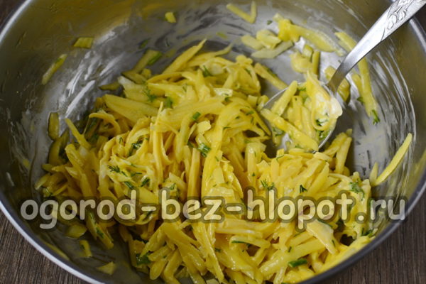 смесете пълнежа