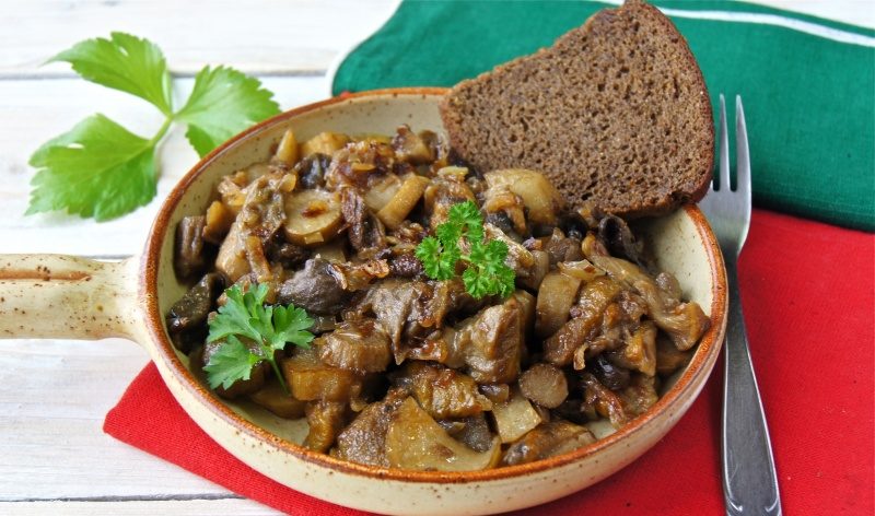 Nấm hoang dã chiên