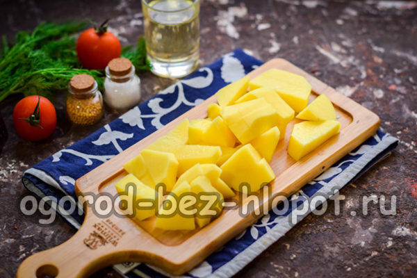 нарязани картофи