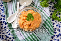 фалшив хайвер от херинга и моркови