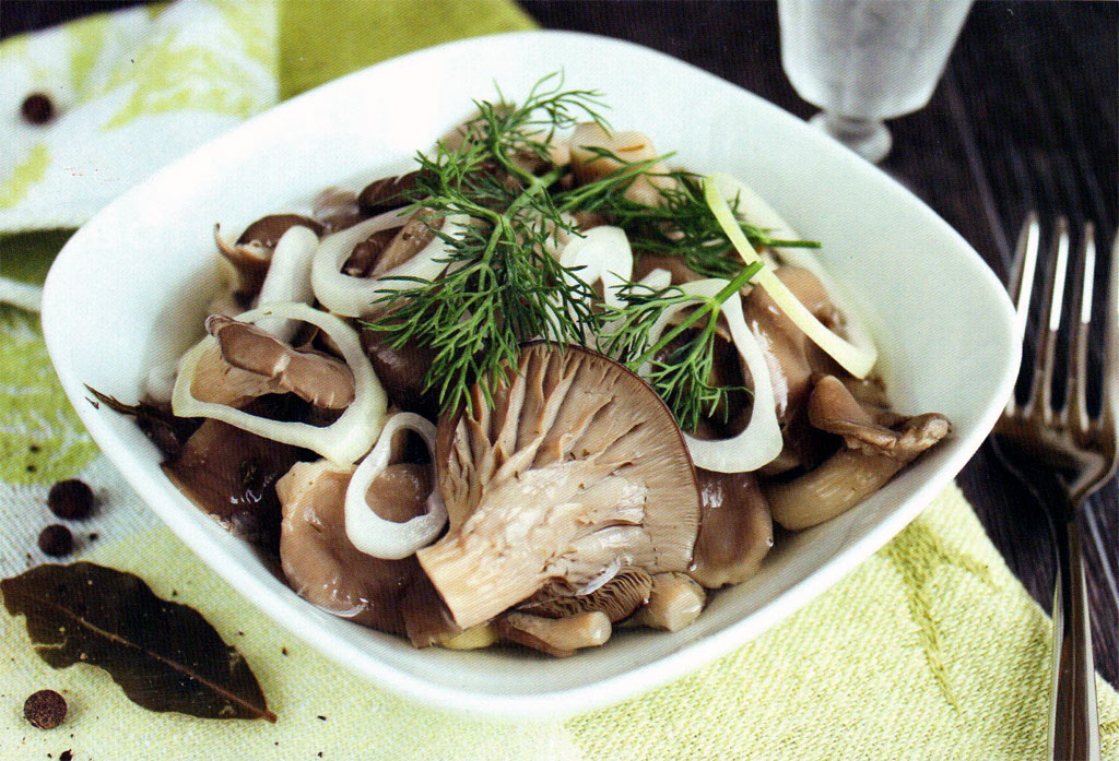 Gezouten oesterzwammen