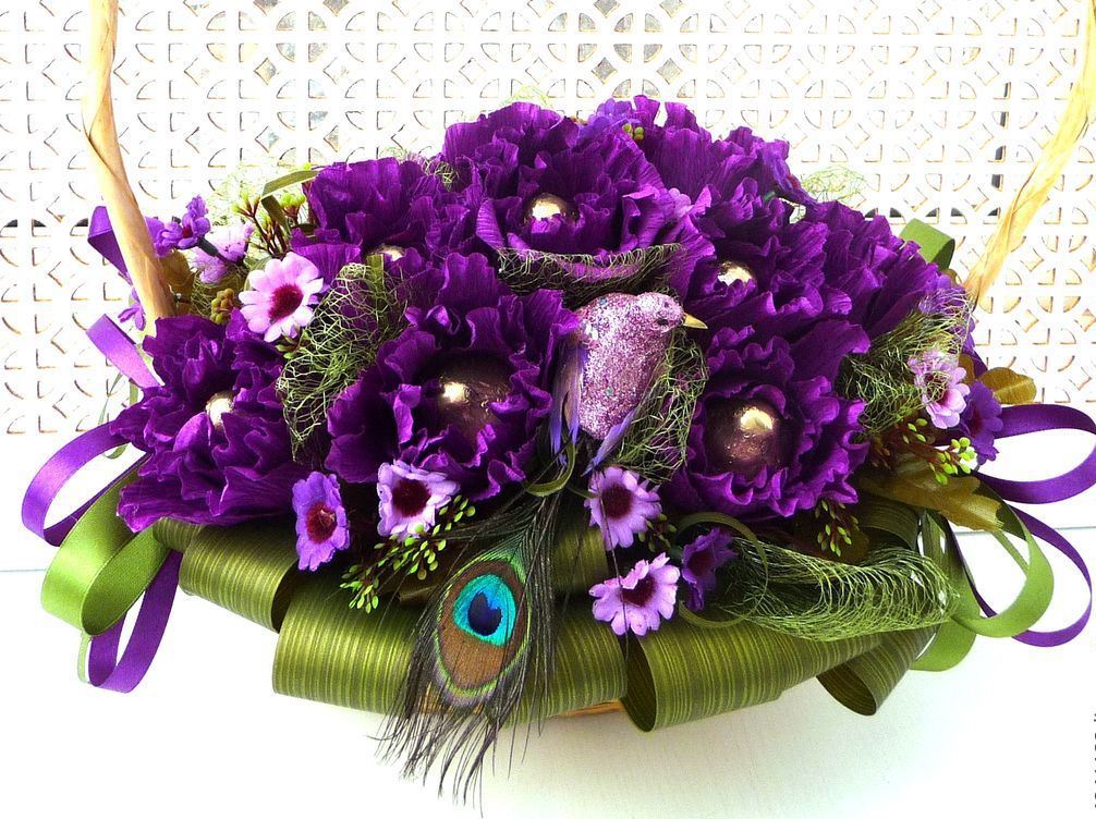 Кошница с цветя