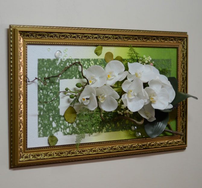 Панел от цветя