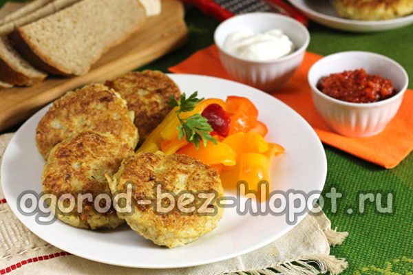 cabbage cutlets are ready