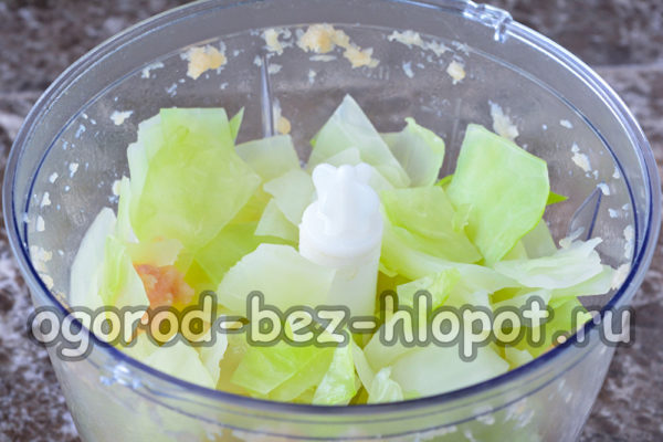 į maltą mėsą įpilkite kopūstų