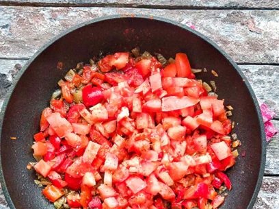 добавете домати