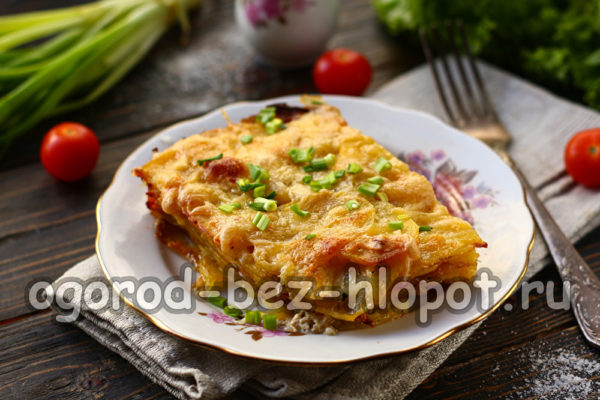 Potato Dauphine is ready