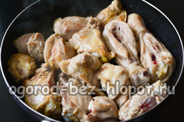 запържете месо