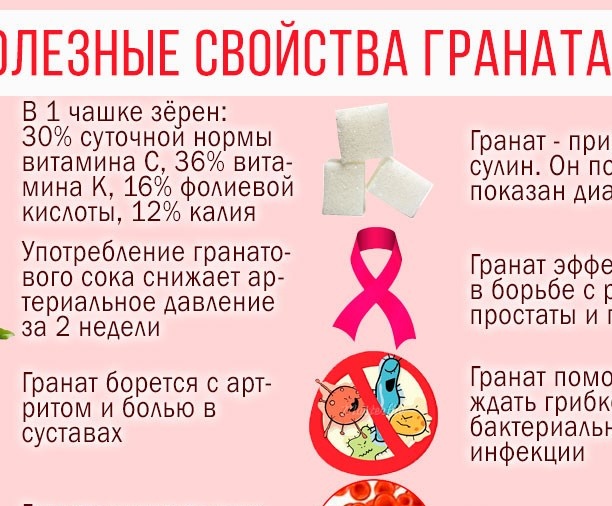 Tính chất hữu ích của quả lựu